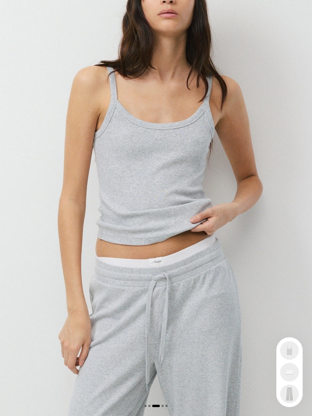 Aritzia home stretch rib tank